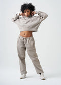 14 OZ French Terry Garment Dyed Mock Neck Sweatsuit