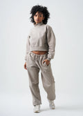 14 OZ French Terry Garment Dyed Mock Neck Sweatsuit