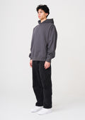 Dark Gray Oversized Heavyweight Fleece Sweatshirt