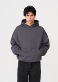 Dark Gray Oversized Heavyweight Fleece Sweatshirt