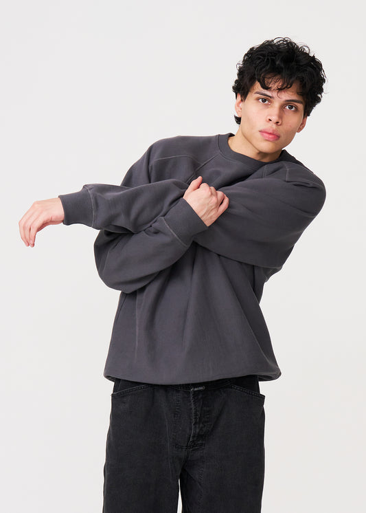 Dark Gray Heavyweight Fleece Sweatshirt