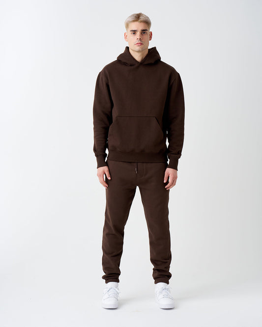 Brown Heavyweight Fleece Sweatsuit