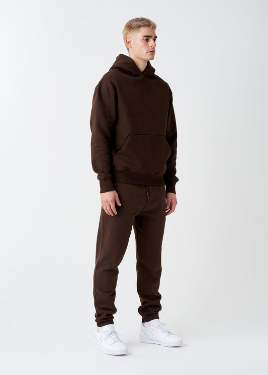 Brown Heavyweight Fleece Sweatsuit