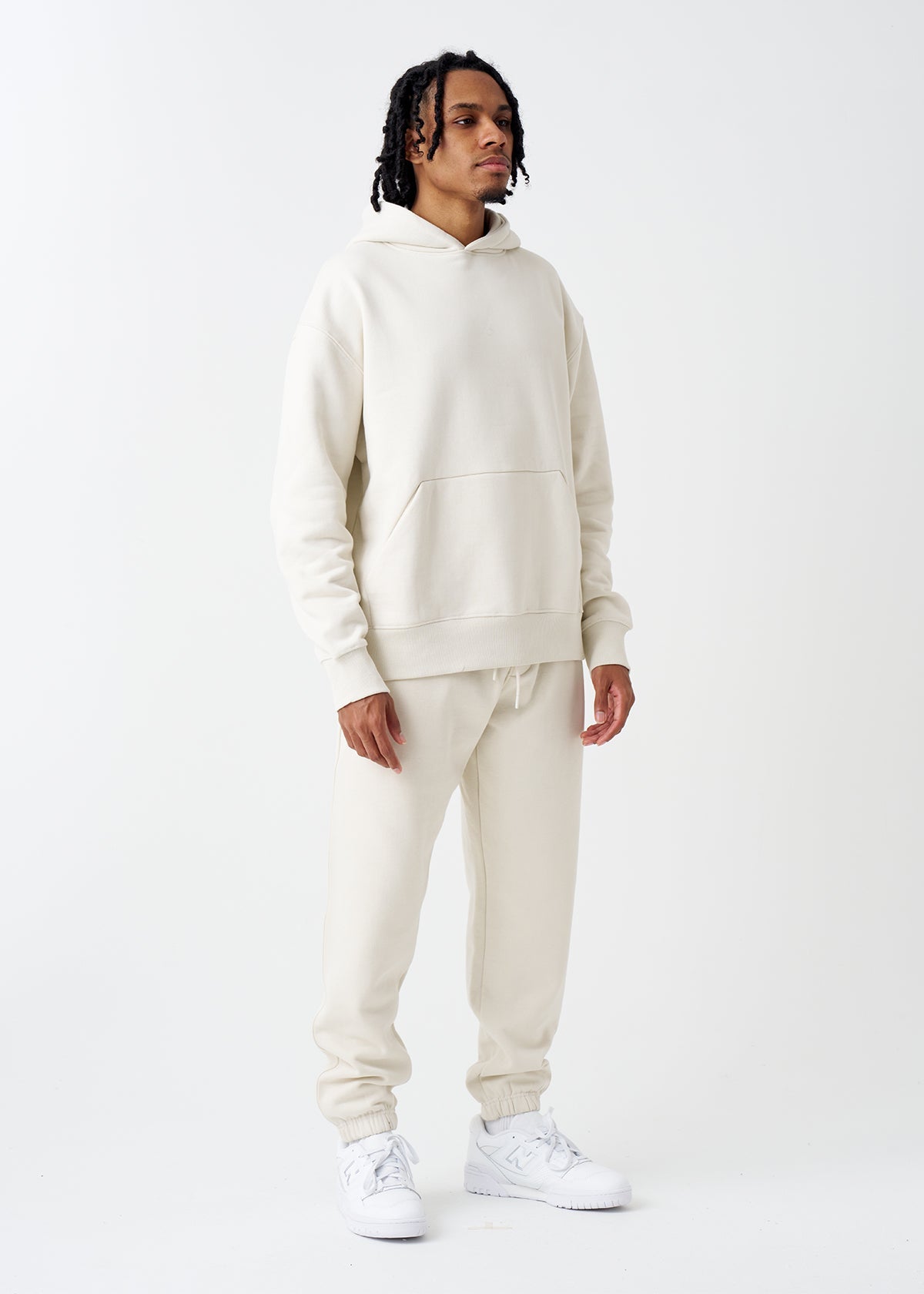 White Heavyweight Fleece Sweatsuit – NoveaTerra