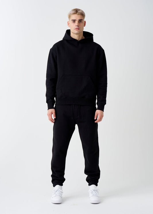 Black Heavyweight Fleece Sweatsuit