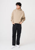 Sand Oversized Heavyweight Fleece Sweatshirt