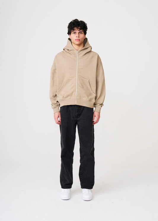 Sand Heavyweight Full-Zip Sweatshirt